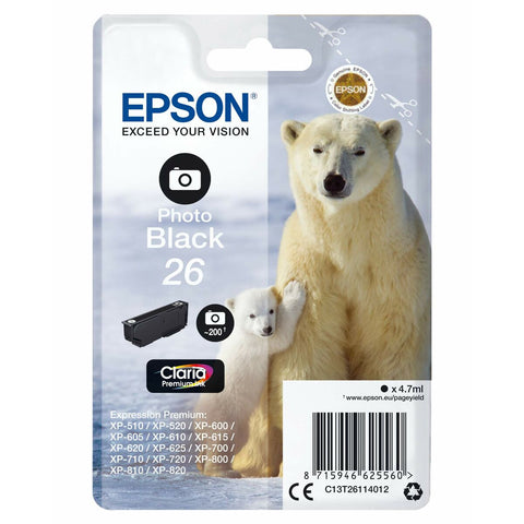 Original Ink Cartridge Epson 26 Black Original Ink Cartridge Epson 26 Black