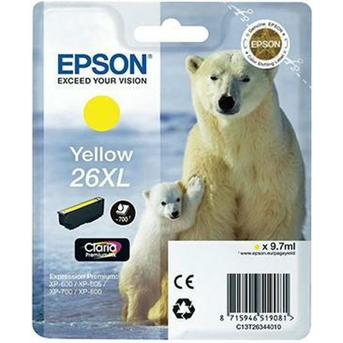 Original Ink Cartridge Epson 235M200 Yellow Original Ink Cartridge Epson 235M200 Yellow