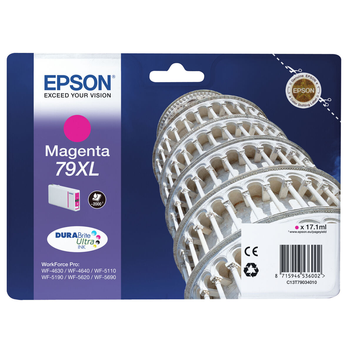 Original Ink Cartridge Epson 79XL Magenta Original Ink Cartridge Epson 79XL Magenta