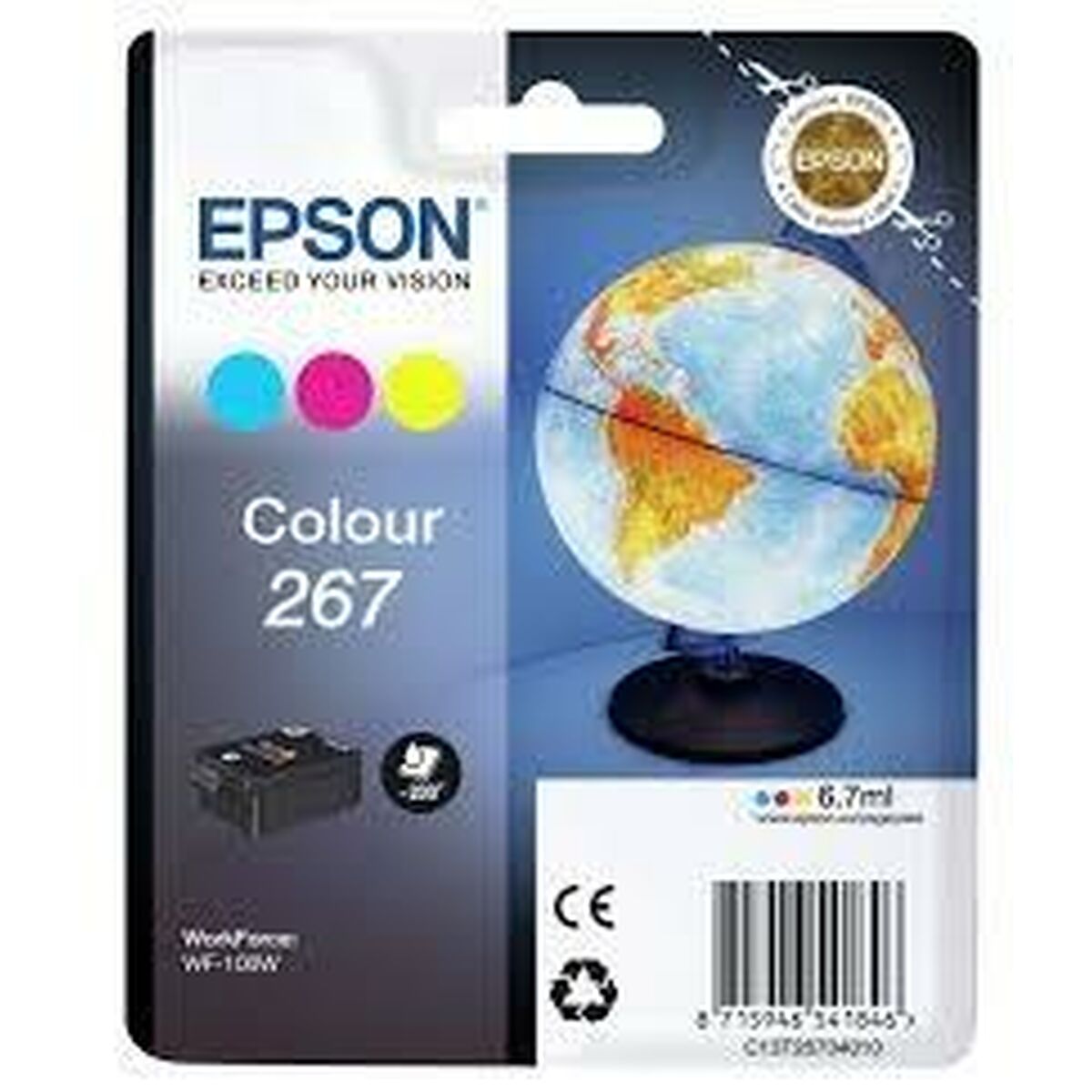 Original Ink Cartridge Epson 235H396 WF-100W Black Cyan/Magenta/Yellow Original Ink Cartridge Epson 235H396 WF-100W Black Cyan/Magenta/Yellow