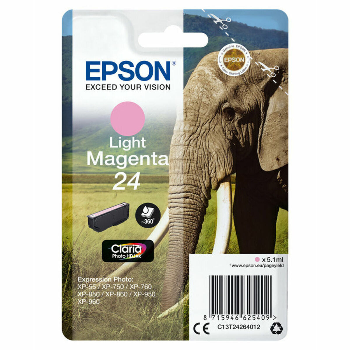 Original Ink Cartridge Epson 235M119 Light Magenta Original Ink Cartridge Epson 235M119 Light Magenta