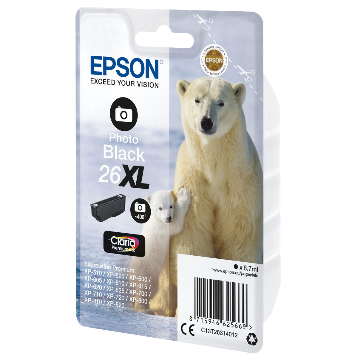 Original Ink Cartridge Epson 26XL Black Magenta Original Ink Cartridge Epson 26XL Black Magenta