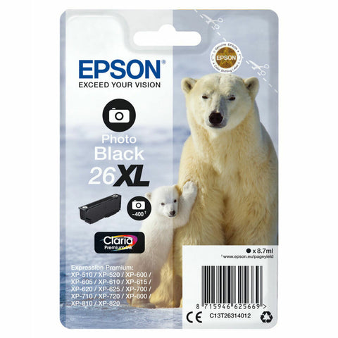 Original Ink Cartridge Epson 26XL Black Magenta Original Ink Cartridge Epson 26XL Black Magenta