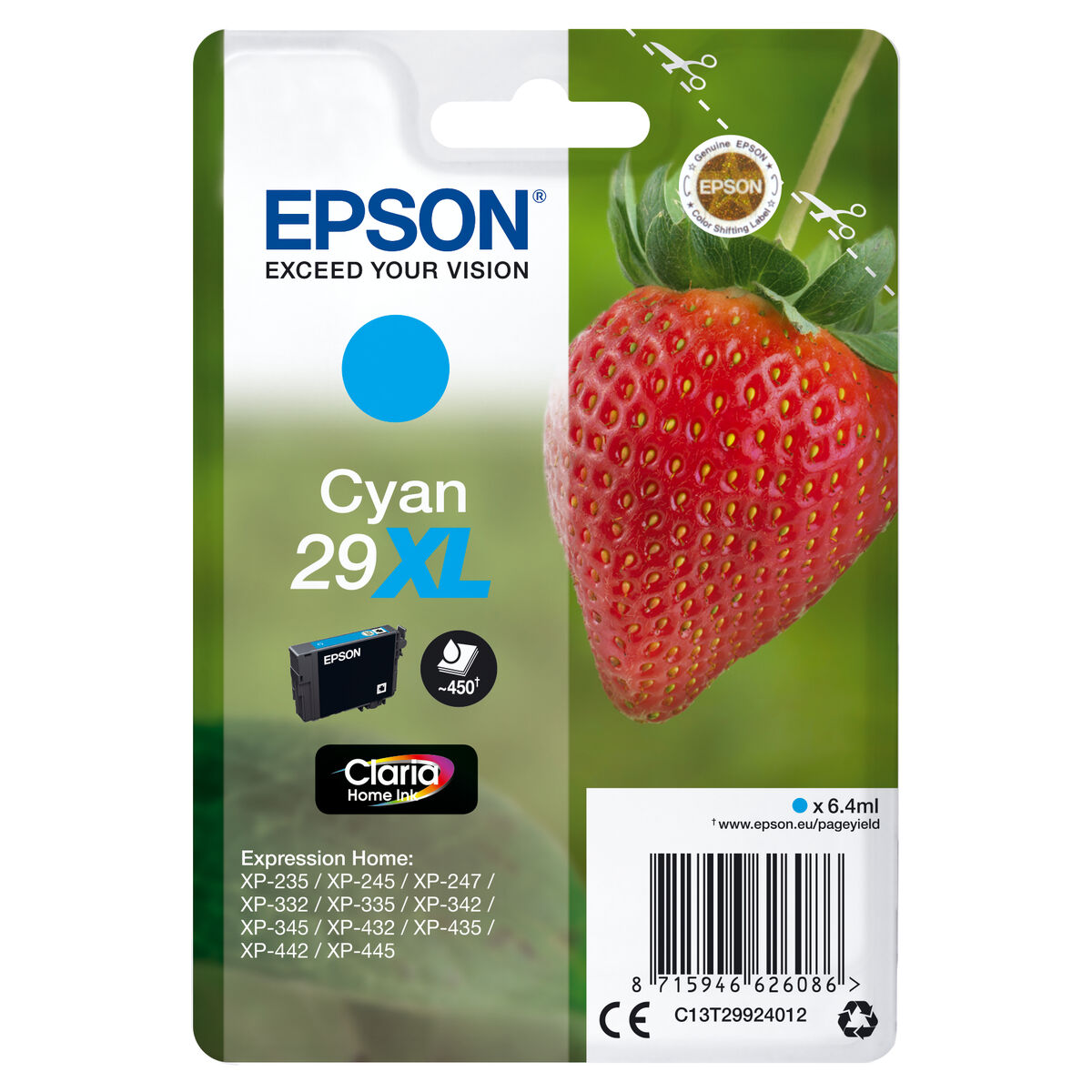 Original Ink Cartridge Epson 235M283 Cyan Original Ink Cartridge Epson 235M283 Cyan