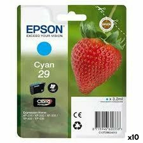 Original Ink Cartridge Epson 29 Cyan (10 Units) Original Ink Cartridge Epson 29 Cyan (10 Units)