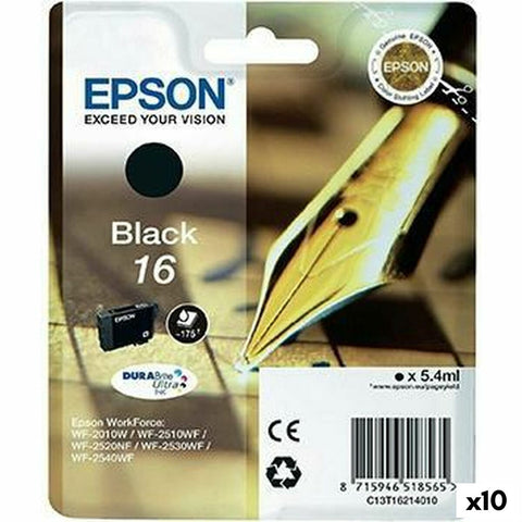 Original Ink Cartridge Epson Black (10 Units) Original Ink Cartridge Epson Black (10 Units)