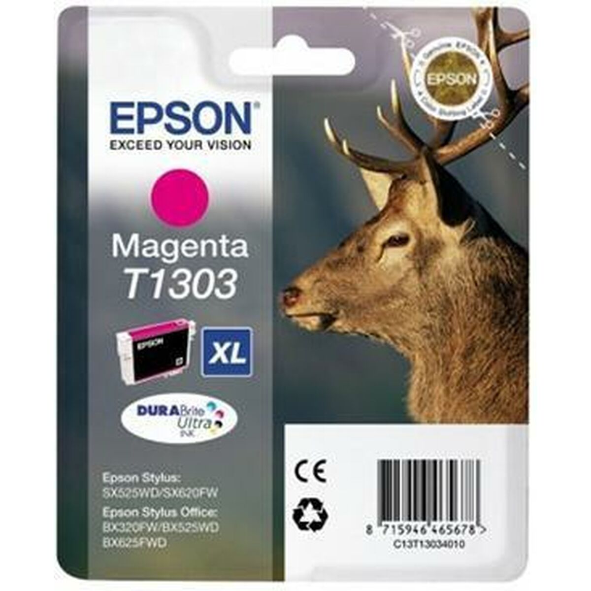 Original Ink Cartridge Epson BX320FW Magenta (8 Units) Original Ink Cartridge Epson BX320FW Magenta (8 Units)