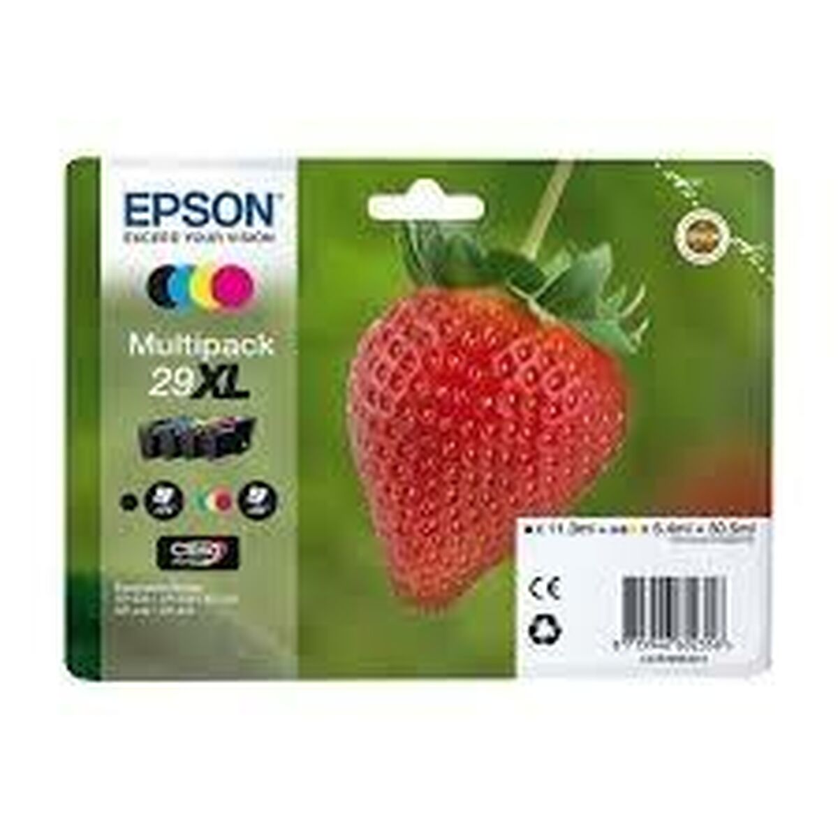 Original Ink Cartridge Epson  Nº 29 XL Black/Cyan/Magenta/Yellow (8 Units) (1 Unit) Original Ink Cartridge Epson  Nº 29 XL Black/Cyan/Magenta/Yellow (8 Units) (1 Unit)