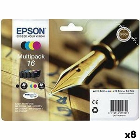 Original Ink Cartridge Epson Black/Cyan/Magenta/Yellow (8 Units) (1 Unit) Original Ink Cartridge Epson Black/Cyan/Magenta/Yellow (8 Units) (1 Unit)