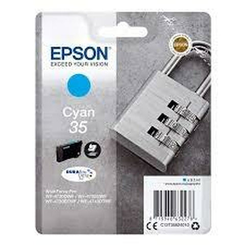 Original Ink Cartridge Epson 35 (16,1 ml) Cyan Original Ink Cartridge Epson 35 (16,1 ml) Cyan