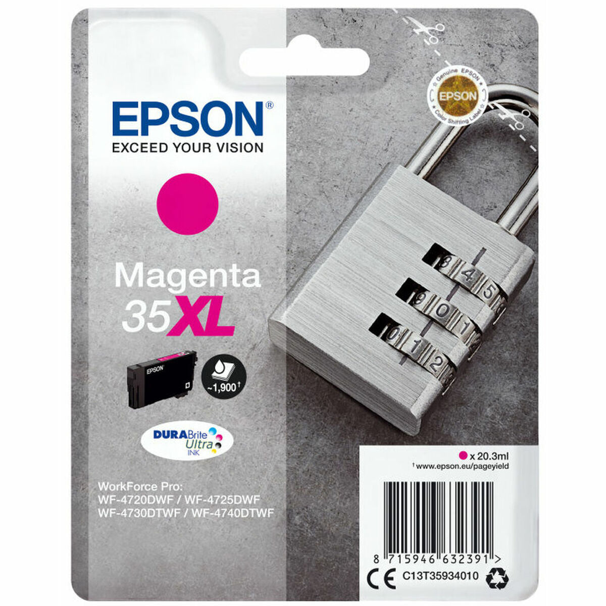 Original Ink Cartridge Epson 35XL Magenta Original Ink Cartridge Epson 35XL Magenta