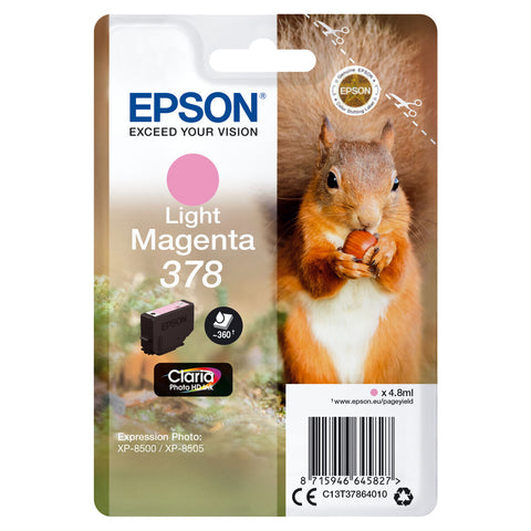 Original Ink Cartridge Epson 378 Light Magenta Original Ink Cartridge Epson 378 Light Magenta