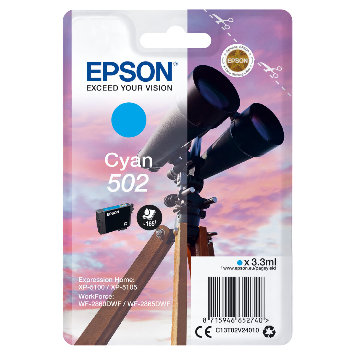 Original Ink Cartridge Epson 2984085 Cyan Original Ink Cartridge Epson 2984085 Cyan