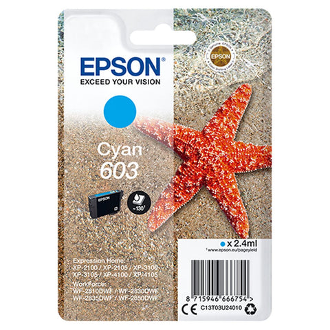 Original Ink Cartridge Epson 603 Cyan Original Ink Cartridge Epson 603 Cyan