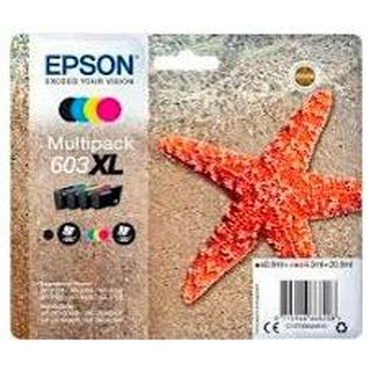 Original Ink Cartridge Epson Black/Cyan/Magenta/Yellow (8 Units) (1 Unit) Original Ink Cartridge Epson Black/Cyan/Magenta/Yellow (8 Units) (1 Unit)