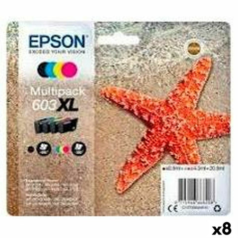 Original Ink Cartridge Epson Black/Cyan/Magenta/Yellow (8 Units) (1 Unit) Original Ink Cartridge Epson Black/Cyan/Magenta/Yellow (8 Units) (1 Unit)