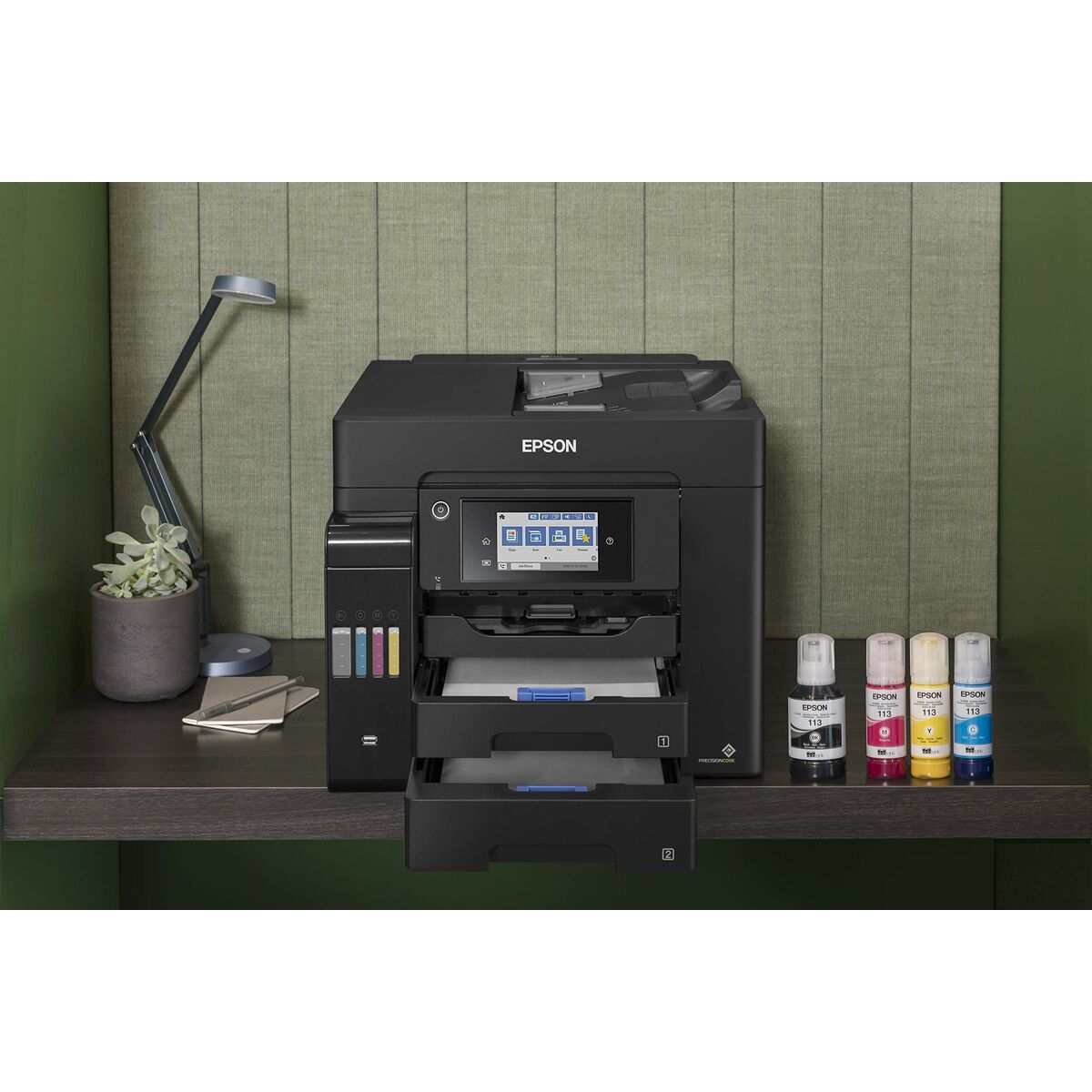 Multifunction Printer Epson EcoTank ET-5850 25 ppm WiFi Black Multifunction Printer Epson EcoTank ET-5850 25 ppm WiFi Black
