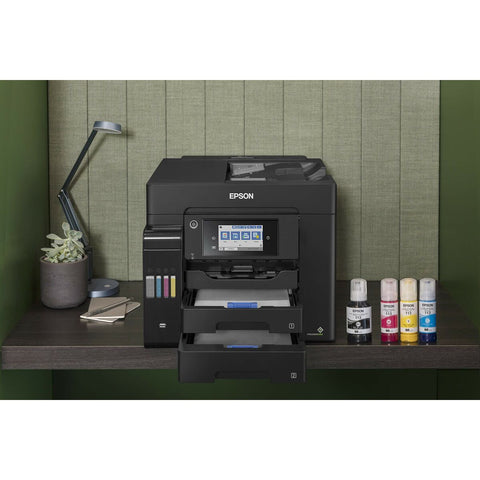Multifunction Printer Epson EcoTank ET-5850 25 ppm WiFi Black Multifunction Printer Epson EcoTank ET-5850 25 ppm WiFi Black
