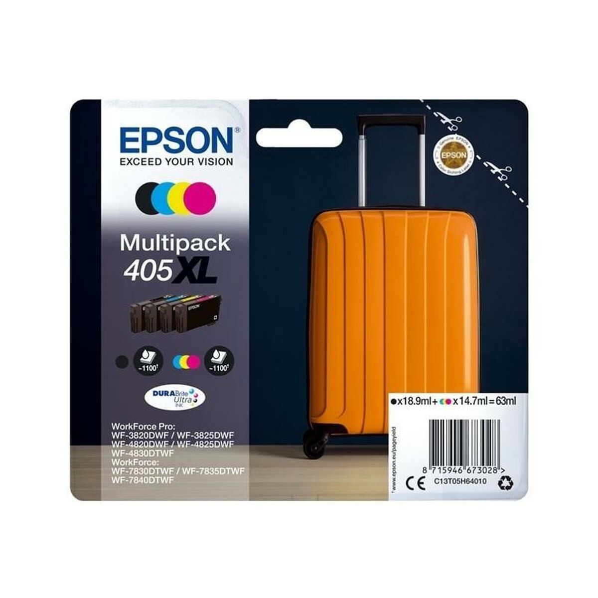 Original Ink Cartridge Epson Black/Cyan/Magenta/Yellow Original Ink Cartridge Epson Black/Cyan/Magenta/Yellow
