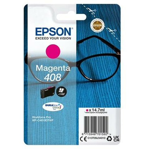 Original Ink Cartridge Epson 408 Black Magenta Original Ink Cartridge Epson 408 Black Magenta
