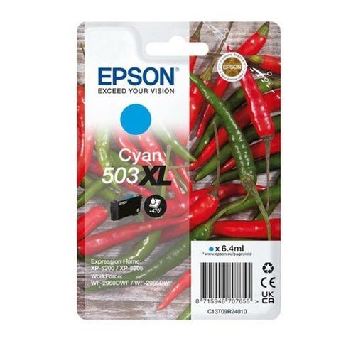 Original Ink Cartridge Epson 503XL Black Cyan Original Ink Cartridge Epson 503XL Black Cyan