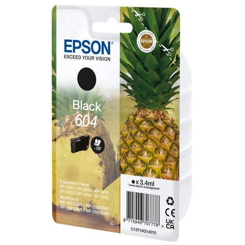 Original Ink Cartridge Epson 604 Black Original Ink Cartridge Epson 604 Black