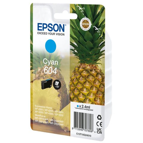 Original Ink Cartridge Epson 604 Cyan Original Ink Cartridge Epson 604 Cyan
