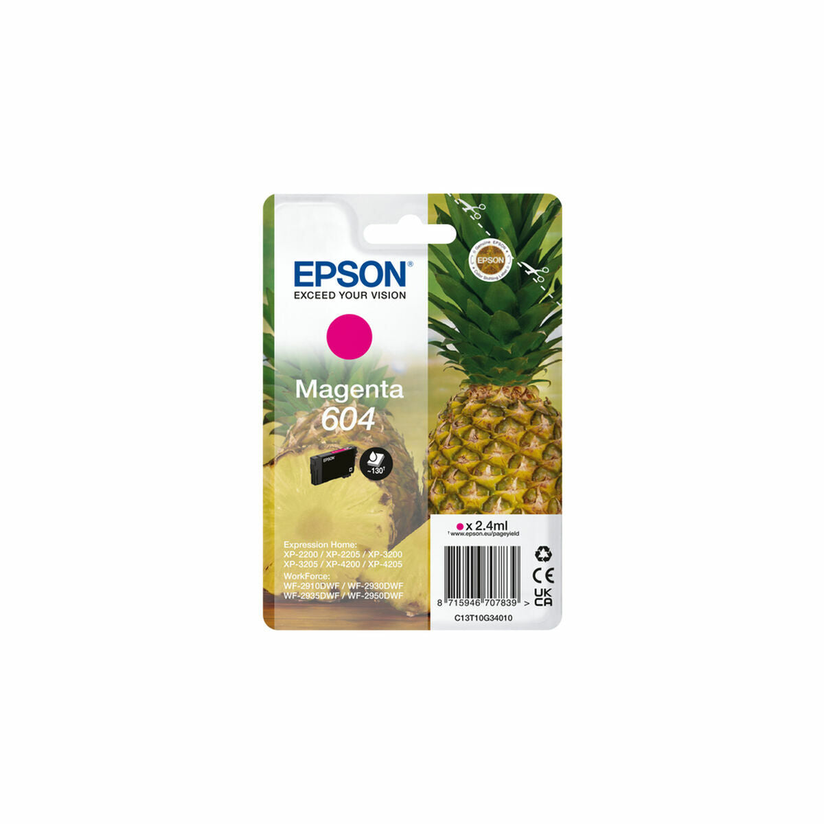 Original Ink Cartridge Epson 604 Magenta Original Ink Cartridge Epson 604 Magenta