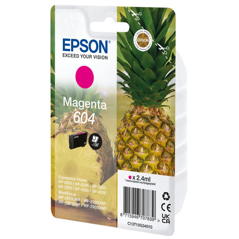 Original Ink Cartridge Epson 604 Magenta Original Ink Cartridge Epson 604 Magenta