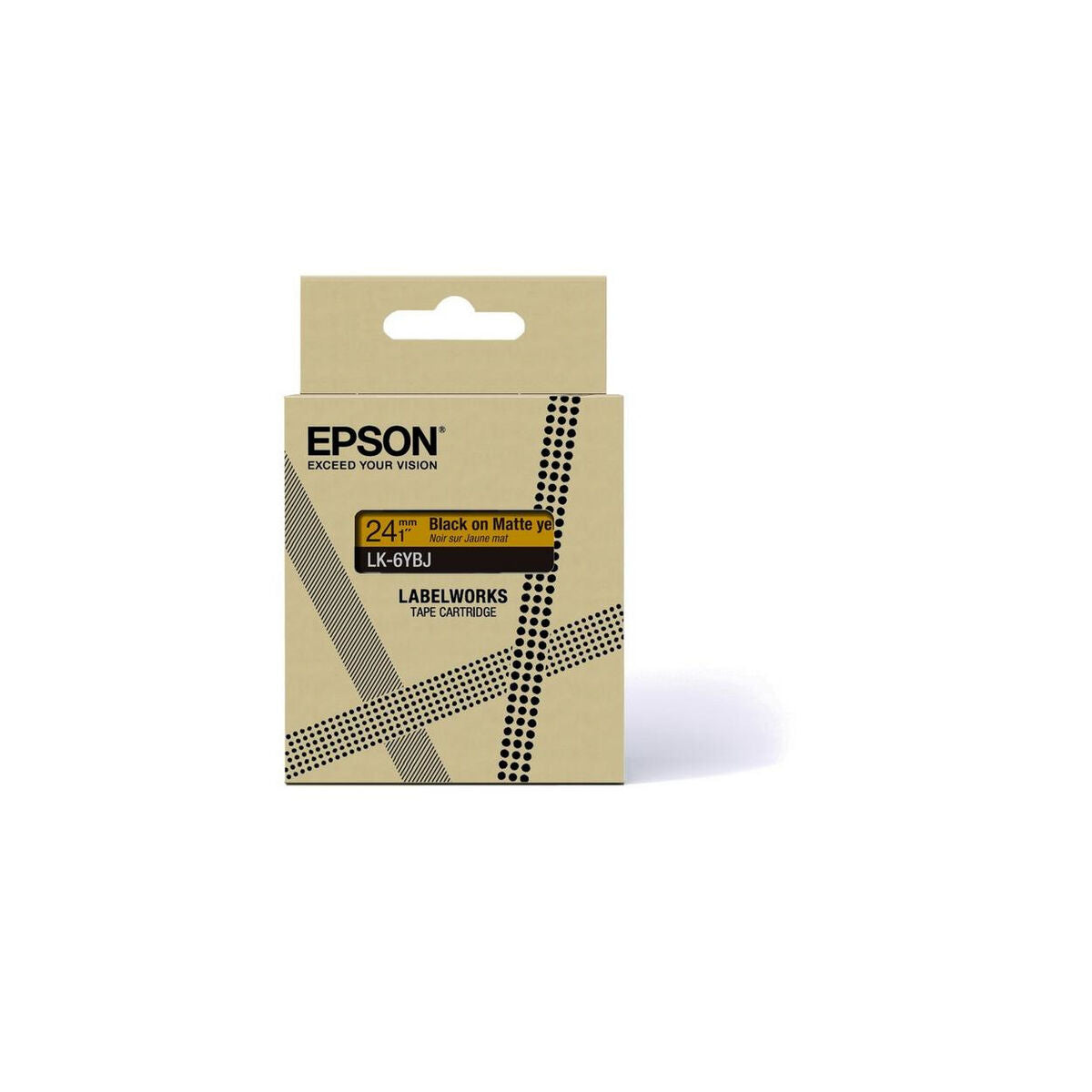 Original Dot Matrix Tape Epson C53S672076 White Black/Yellow Original Dot Matrix Tape Epson C53S672076 White Black/Yellow