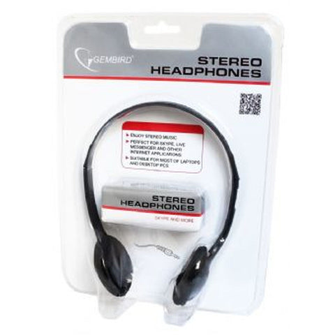 Headphones with Microphone GEMBIRD MHP-123 Black Headphones with Microphone GEMBIRD MHP-123 Black