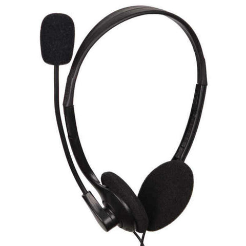 Headphones with Microphone GEMBIRD Control Vol Black Headphones with Microphone GEMBIRD Control Vol Black