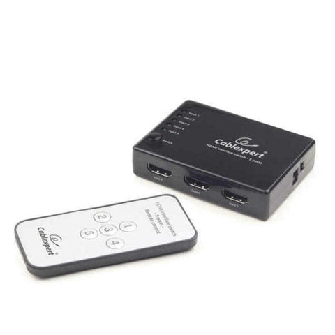 HDMI switch GEMBIRD DSW-HDMI-53 4K Ultra HD Black HDMI switch GEMBIRD DSW-HDMI-53 4K Ultra HD Black