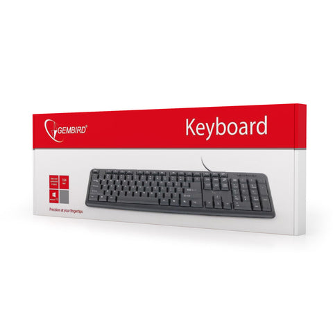 Keyboard GEMBIRD KB-U-103-ES Black Spanish Keyboard GEMBIRD KB-U-103-ES Black Spanish