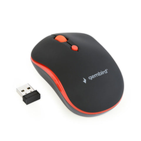 Wireless Mouse GEMBIRD MUSW-4B-03-R Black/Red (1 Unit) Wireless Mouse GEMBIRD MUSW-4B-03-R Black/Red (1 Unit)