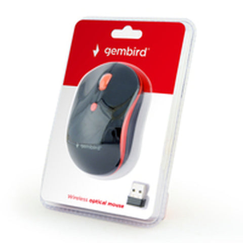 Wireless Mouse GEMBIRD MUSW-4B-03-R Black/Red (1 Unit) Wireless Mouse GEMBIRD MUSW-4B-03-R Black/Red (1 Unit)
