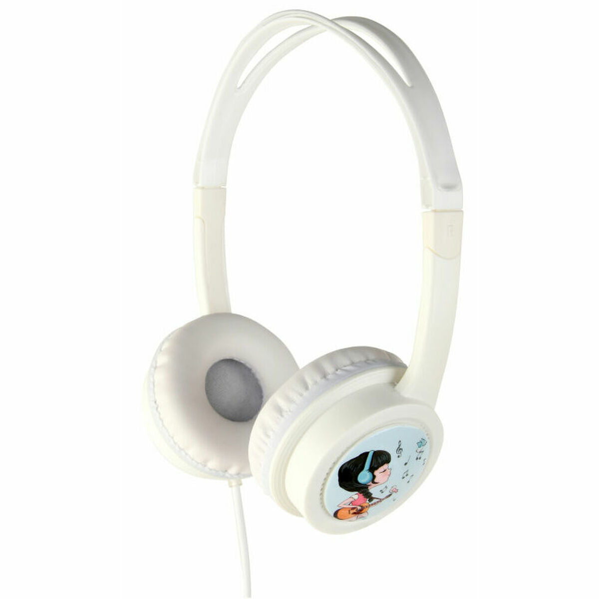 Headphones with Headband GEMBIRD MHP-JR-W White Children's Headphones with Headband GEMBIRD MHP-JR-W White Children's
