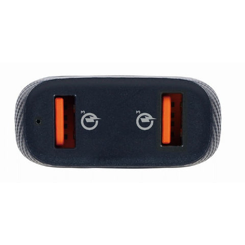 Wall Charger GEMBIRD TA-U2QC3-CAR-01 Black Wall Charger GEMBIRD TA-U2QC3-CAR-01 Black