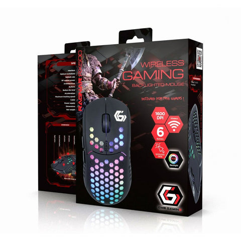 Mouse GEMBIRD MUSG-RAGNAR-RX500 Black 12000 dpi Mouse GEMBIRD MUSG-RAGNAR-RX500 Black 12000 dpi