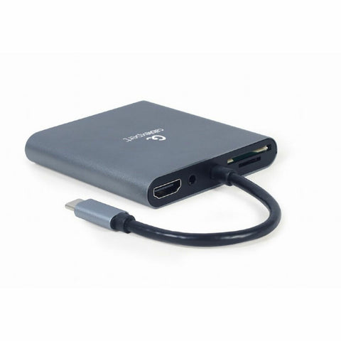 USB Hub GEMBIRD A-CM-COMBO6-01 Grey USB Hub GEMBIRD A-CM-COMBO6-01 Grey