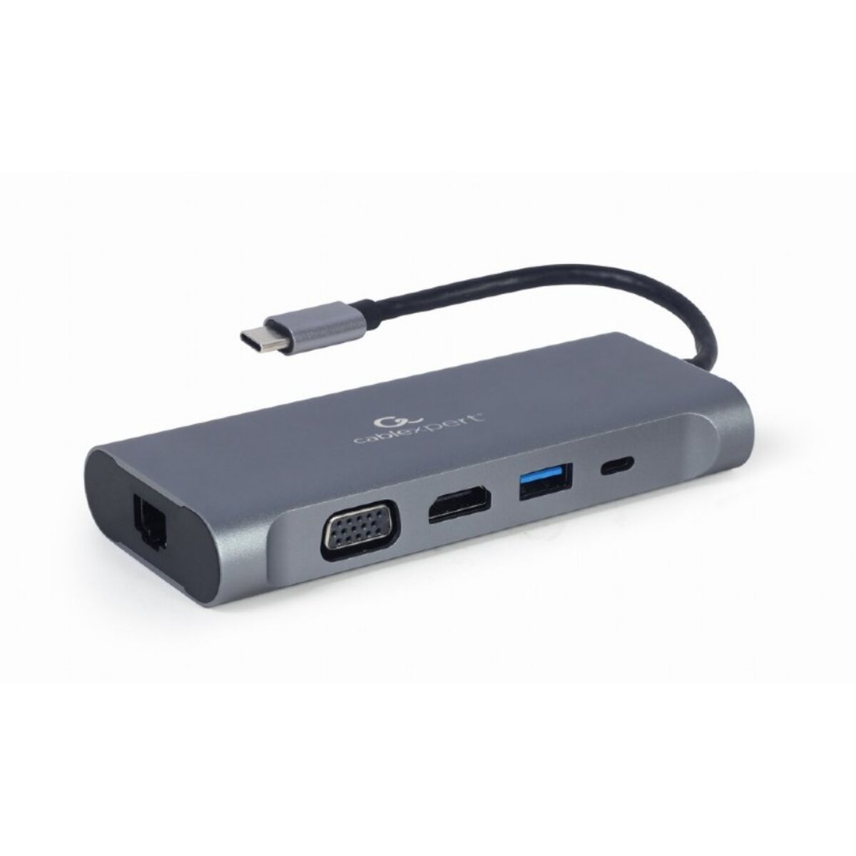 USB Hub GEMBIRD A-CM-COMBO7-01 Grey USB Hub GEMBIRD A-CM-COMBO7-01 Grey