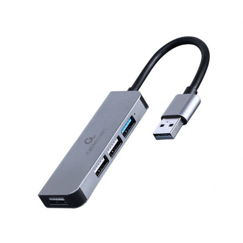 USB Hub GEMBIRD 4-port USB hub 1 x USB 3.1 + 3 x USB 2.0 Silver USB Hub GEMBIRD 4-port USB hub 1 x USB 3.1 + 3 x USB 2.0 Silver