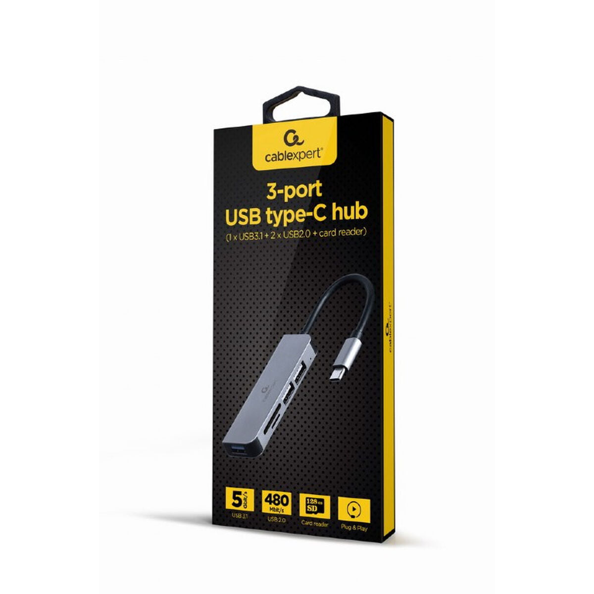 USB Hub GEMBIRD UHB-CM-CRU3P1U2P2-01 USB Hub GEMBIRD UHB-CM-CRU3P1U2P2-01