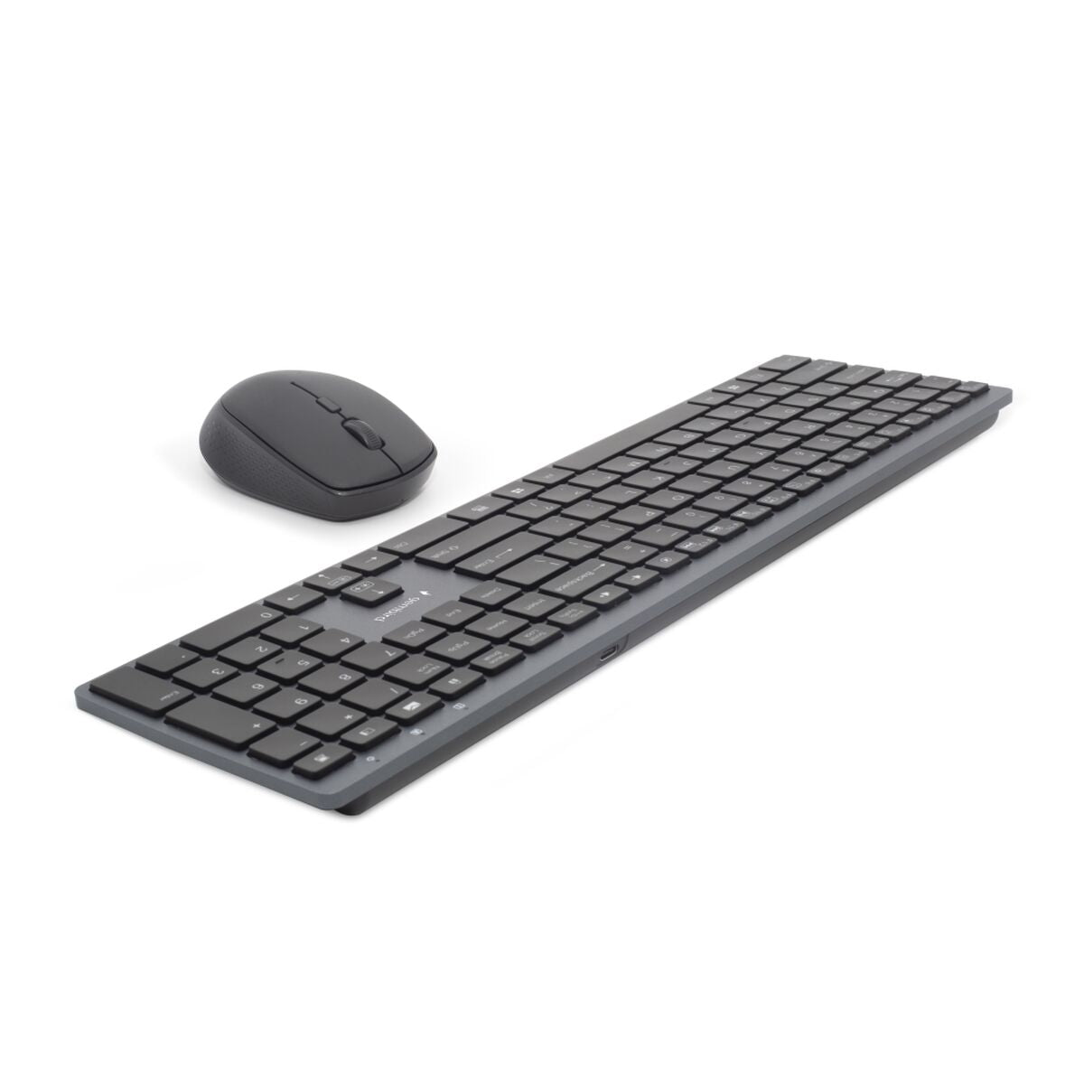 Keyboard and Wireless Mouse GEMBIRD KBS-ECLIPSE-M500-PT Grey Keyboard and Wireless Mouse GEMBIRD KBS-ECLIPSE-M500-PT Grey