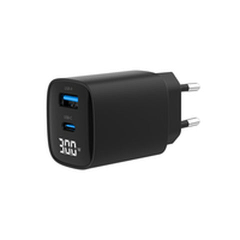 Wall Charger GEMBIRD TA-UC-PDQC30LCD-BK-01 Black 30 W Wall Charger GEMBIRD TA-UC-PDQC30LCD-BK-01 Black 30 W