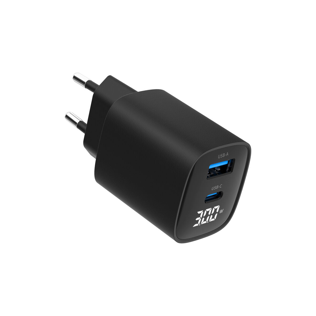 Wall Charger GEMBIRD TA-UC-PDQC30LCD-BK-01 Black 30 W Wall Charger GEMBIRD TA-UC-PDQC30LCD-BK-01 Black 30 W