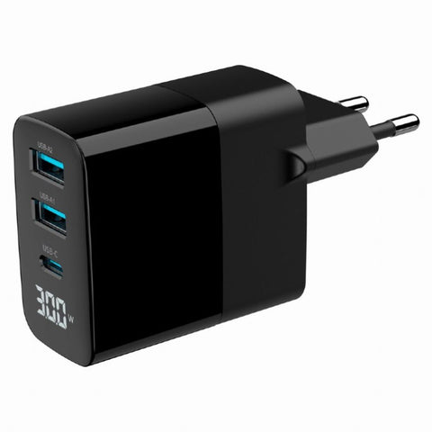 Wall Charger GEMBIRD TA-UC-PDQC30LCD-BK-02 Wall Charger GEMBIRD TA-UC-PDQC30LCD-BK-02