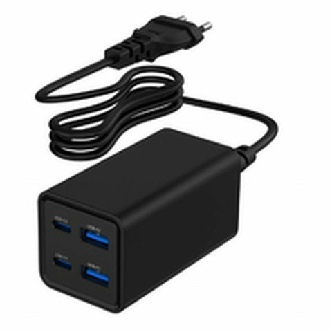Wall Charger GEMBIRD TA-UC-2A2C-PD65-01-BK Wall Charger GEMBIRD TA-UC-2A2C-PD65-01-BK