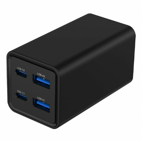 Wall Charger GEMBIRD TA-UC-2A2C-PD65-01-BK Wall Charger GEMBIRD TA-UC-2A2C-PD65-01-BK