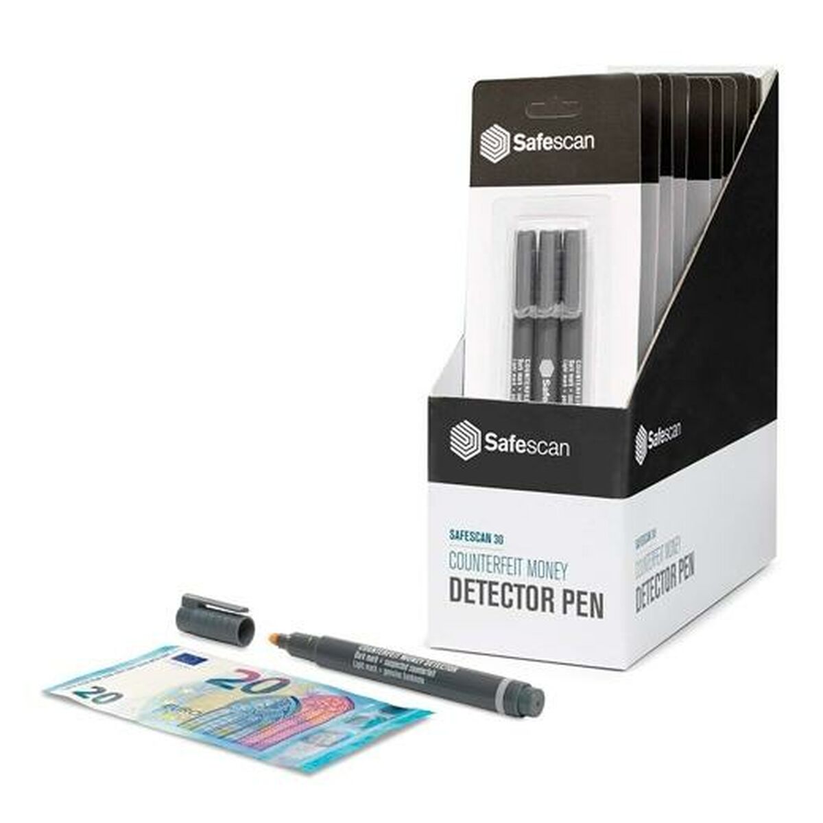 False Banknote Detector Pen Safescan 10 Units False Banknote Detector Pen Safescan 10 Units